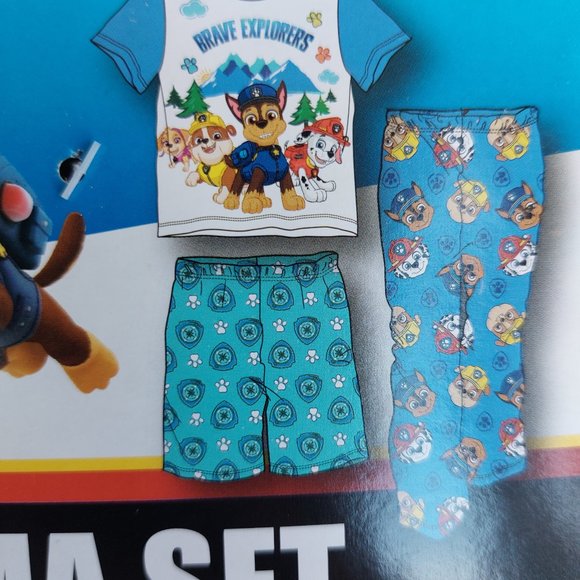 3-$30 Paw Patrol Unisex Polyester 3 Piece Pajama Set - Picture 14 of 14
